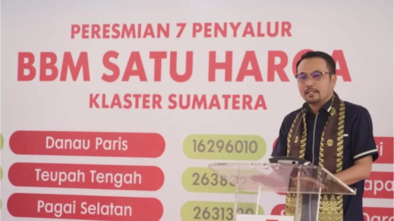 Pertamina Patra Niaga Resmikan 7 Titik BBM Satu Harga Klaster Sumatera