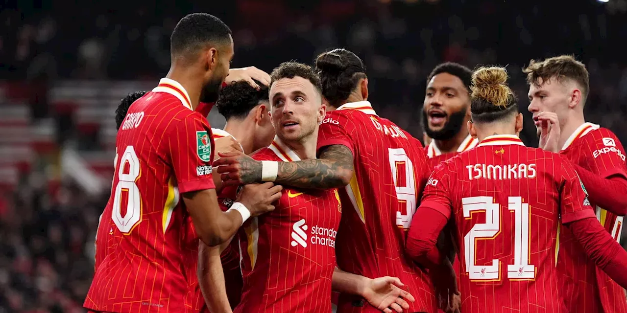 Liverpool dankt Gakpo na dubbelslag: Slot en co. naar kwartfinale League Cup