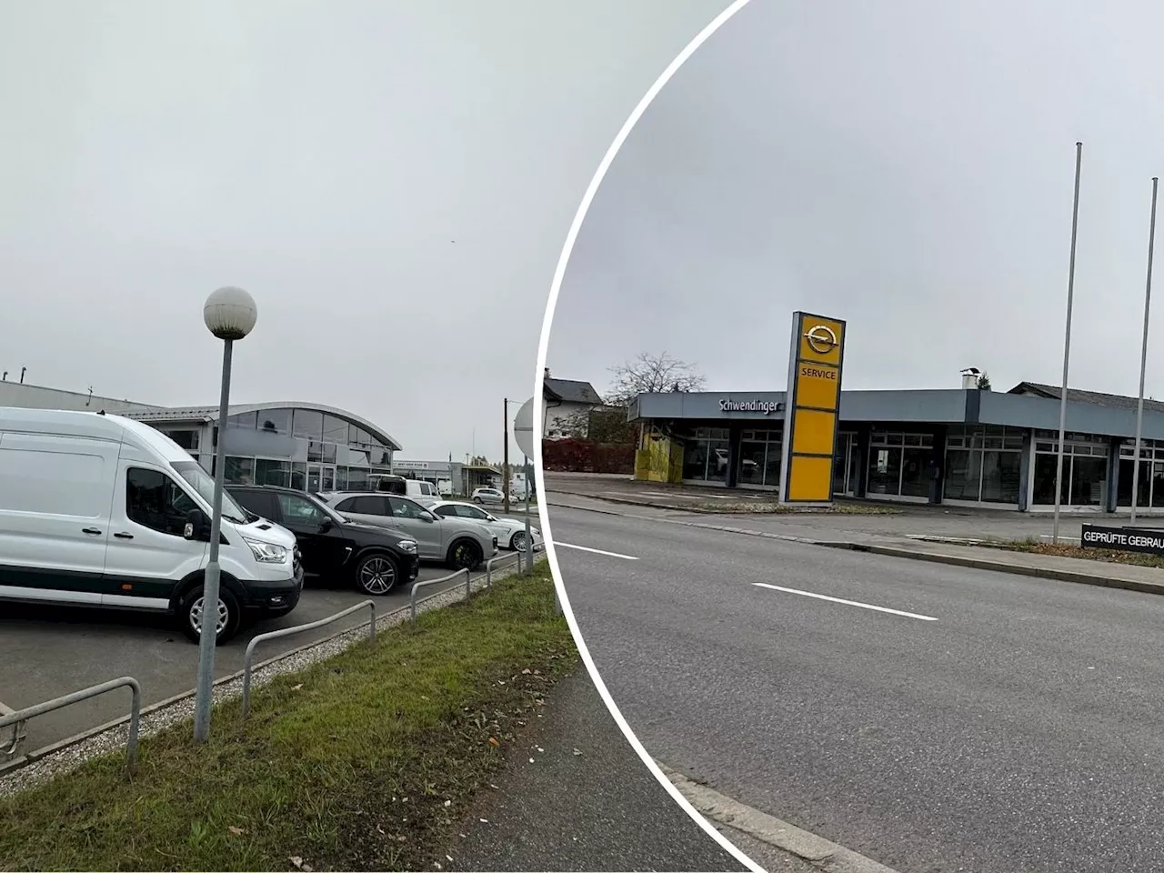 Wie es mit den beiden leerstehenden Autohäusern in Hard weitergeht