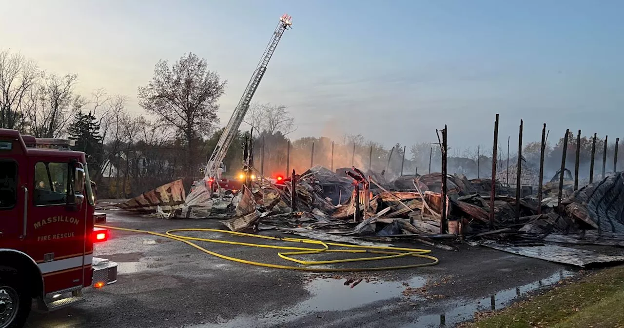 Massive fire destroys family's barn in Tuscarawas Township