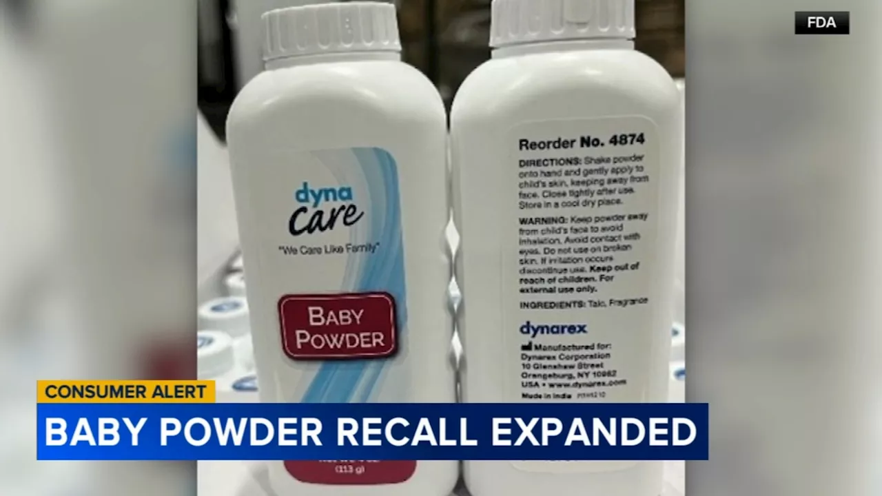 Baby powder recall expands to 35 states, including Pennsylvania, New Jersey and Delaware