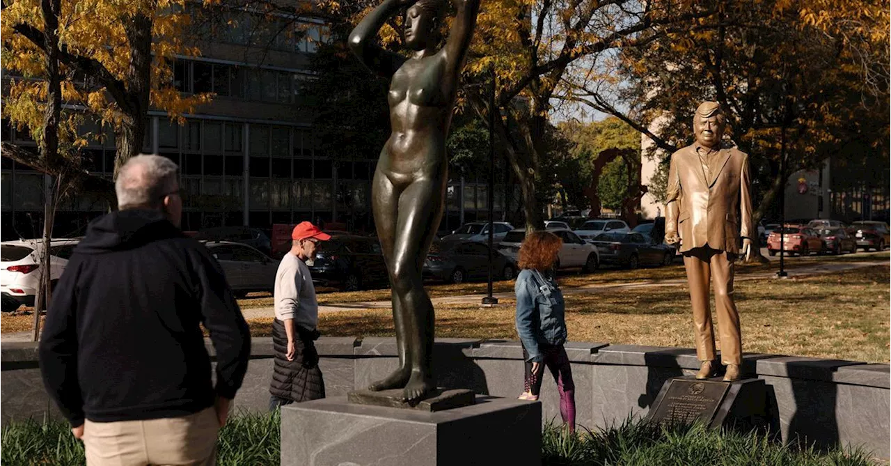 US Election 2024: Anti-Donald Trump statues emerge across the country in mysterious protest project