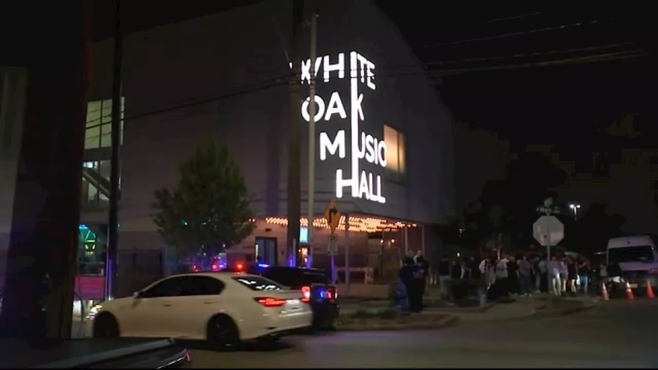 Police believe suspect in drive-by at White Oak Music Hall was kicked out before shooting