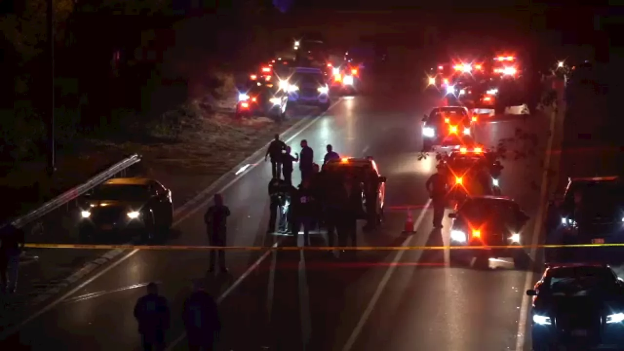 New York state trooper shot in leg on Southern State Parkway in West Hempstead