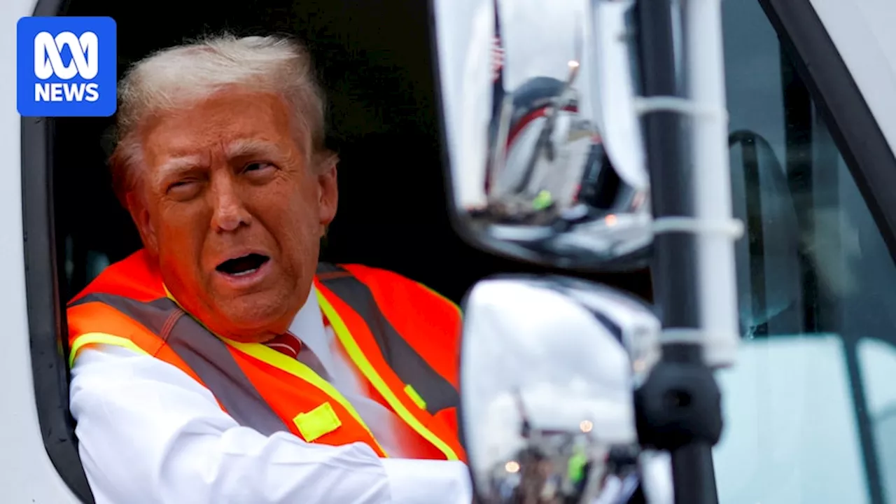 How Donald Trump in a rubbish truck came to sum up the 2024 US election campaign