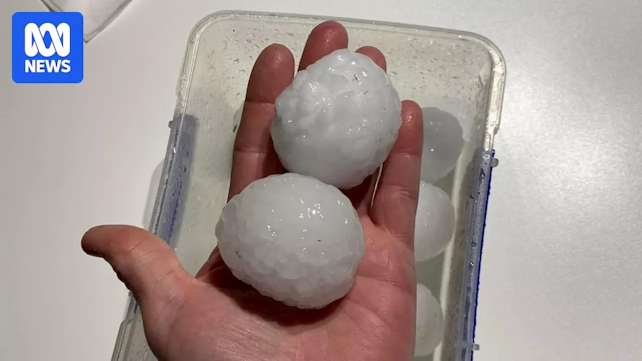 Severe storm lashes Sunshine Coast with heavy rain, golf-ball sized hail