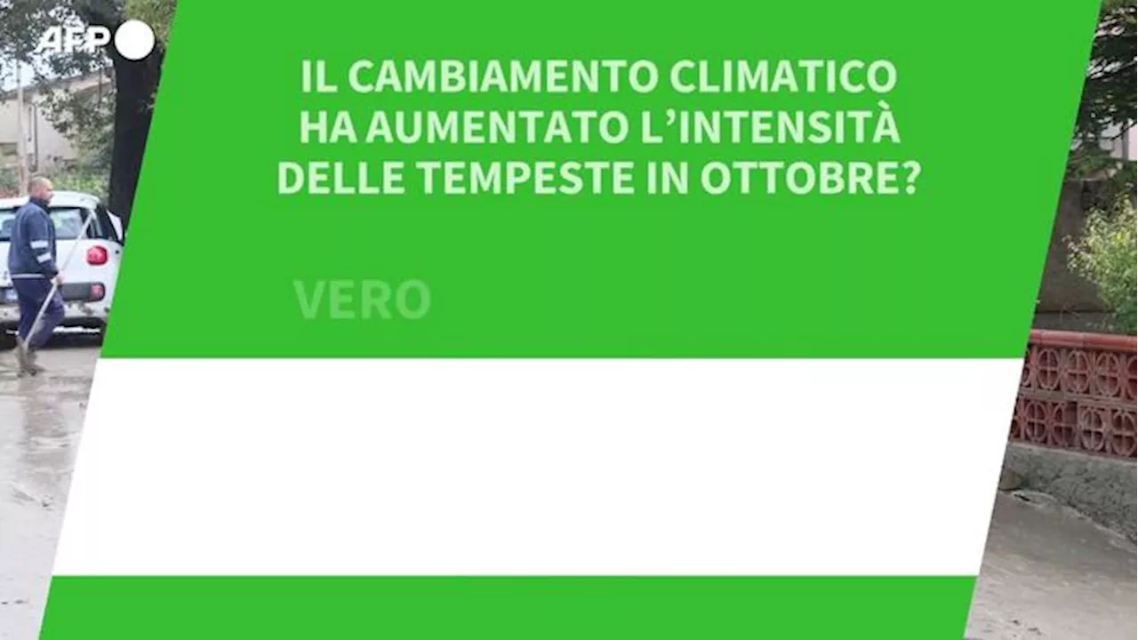 Il cambiamento climatico ha aumentato l'intensita' delle tempeste in ottobre?