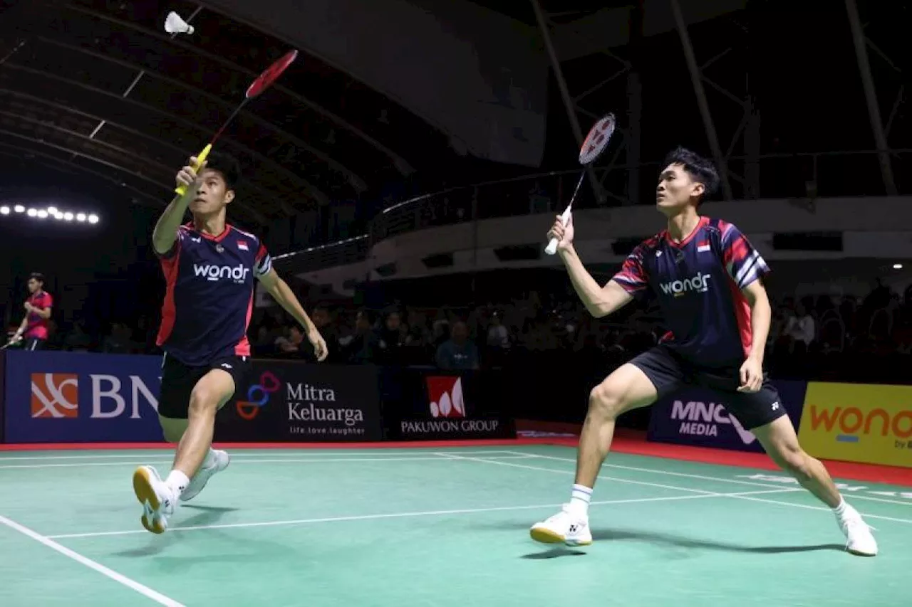 Tiga ganda putra Indonesia lolos ke perempatfinal Indonesia Masters II