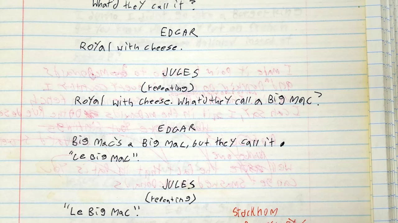 Academy Museum adds handwritten ‘Pulp Fiction’ script, Miyazaki art, more to vast film collection