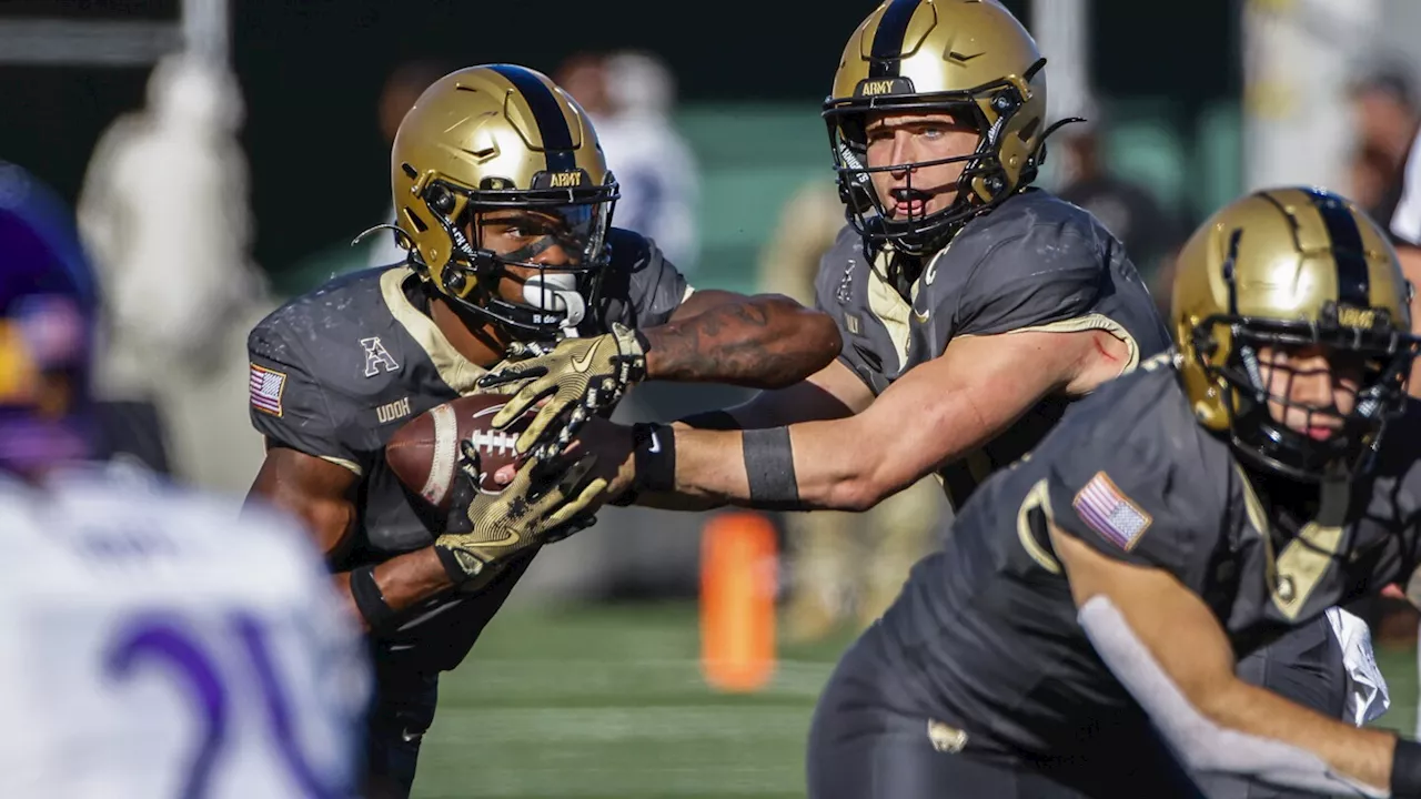 No. 21 Army has won 11 straight in preparing to host rival Air Force, which has lost 6 in a row