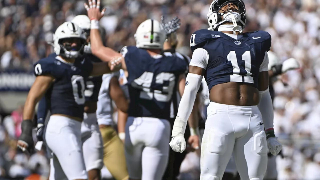 Penn State's Abdul Carter is thriving after transitioning from linebacker to defensive end