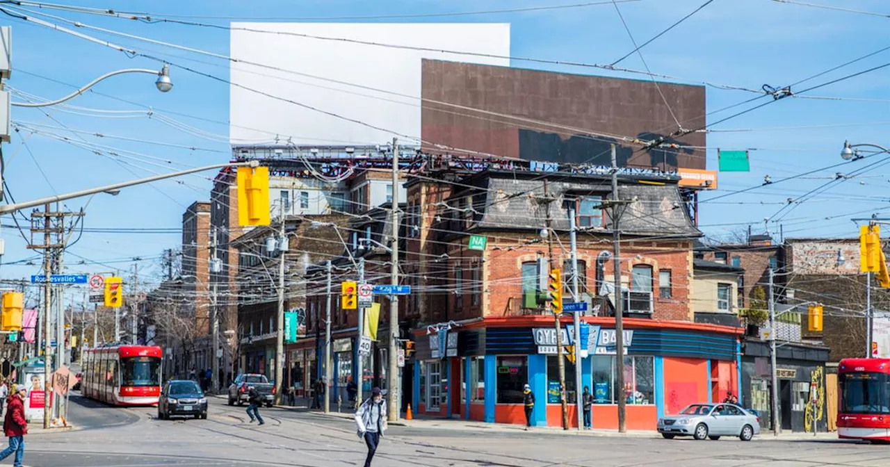 Billboard sparks argument about Toronto neighbourhood name