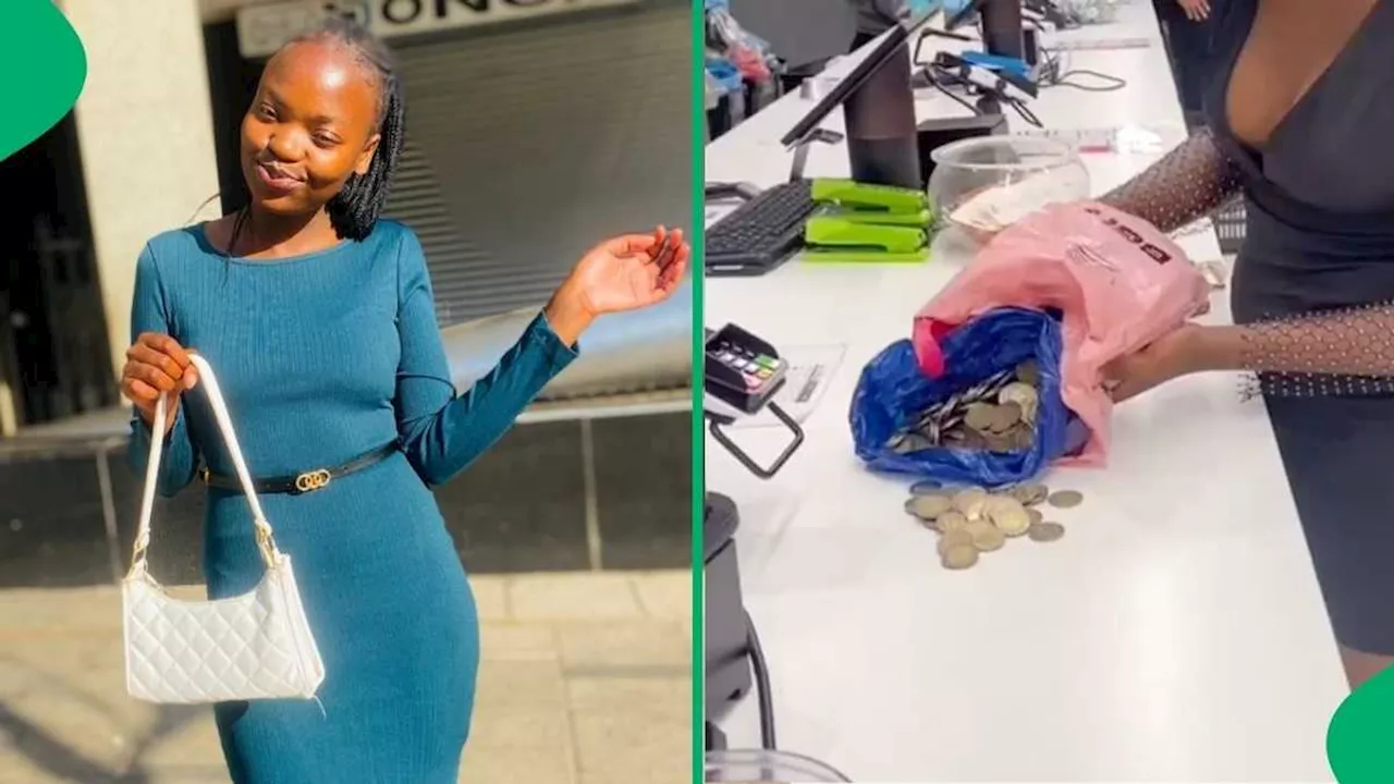 “Money Is Money Well Done”: Woman Settles Edgars Layby Purchase With R1,7K Coins, Clip Stuns SA