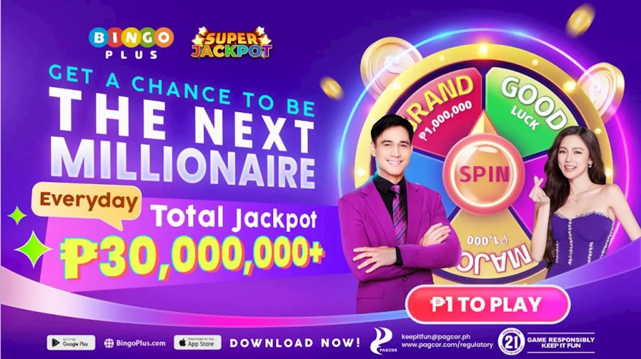 BingoPlus presents Super Jackpot with a daily grand prize of P30M