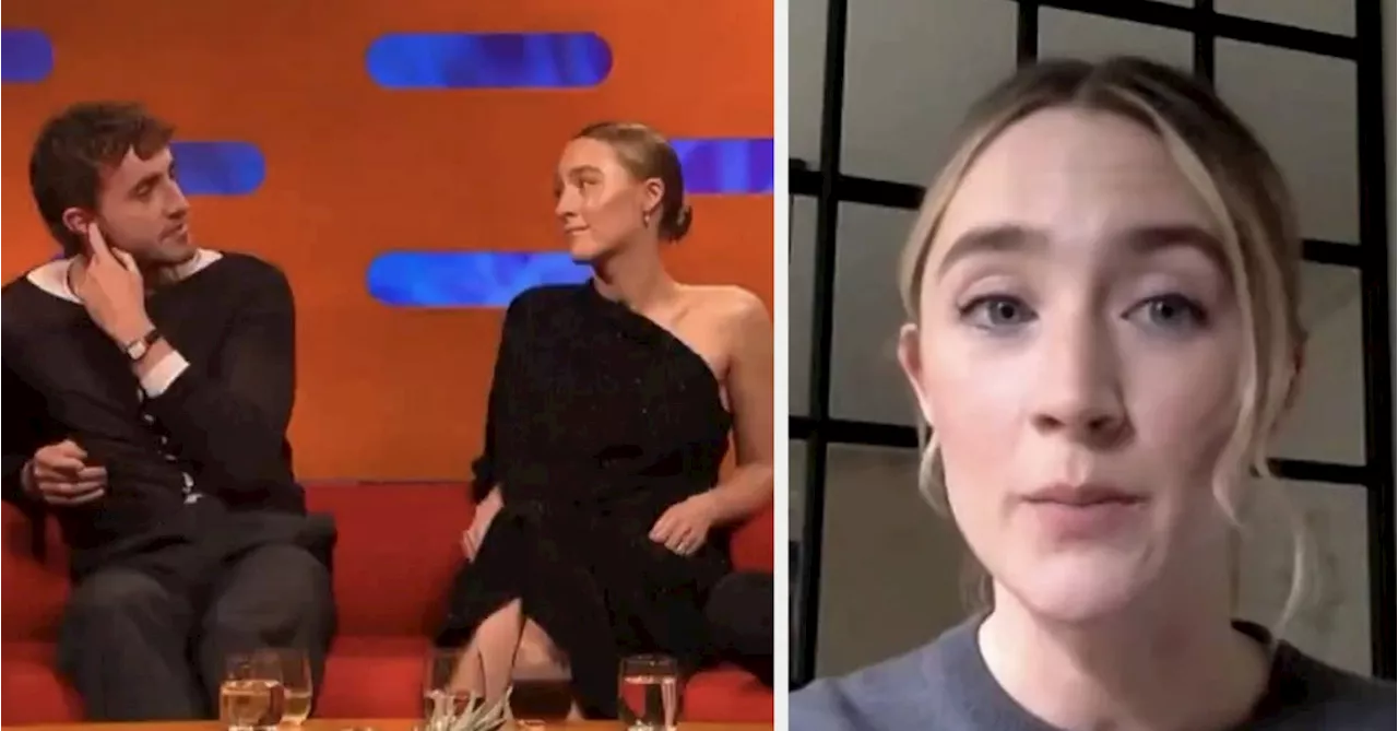 Saoirse Ronan Reacts To Viral Graham Norton Moment