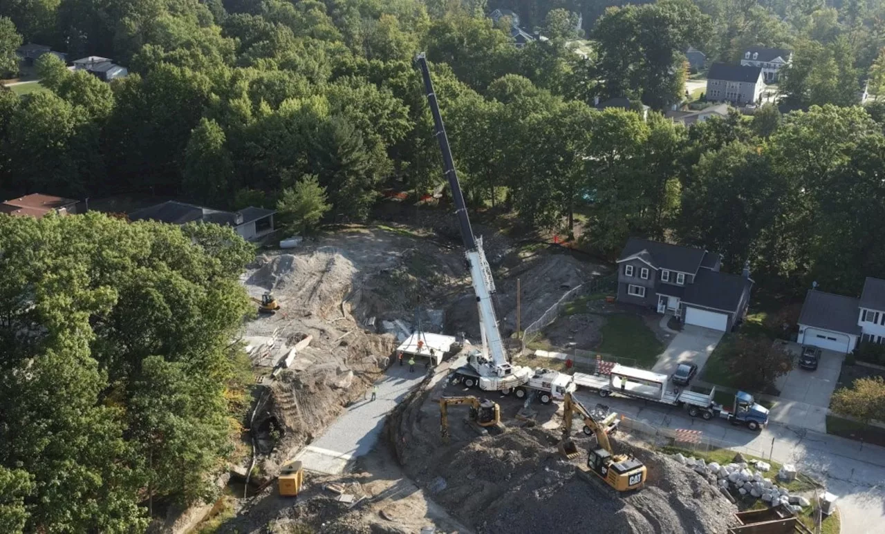 NEORSD nearing completion of Hemlock Creek Bank Stabilization Project in Seven Hills