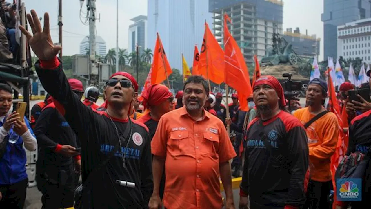 Gaya 2 Bos Besar Buruh Turun Gunung Kawal Demo Besar-besaran