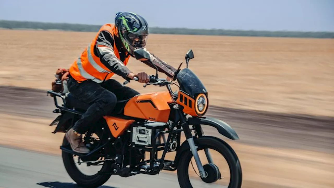 Electric motorcycle completes solar-powered 6,000-kilometer journey through Africa