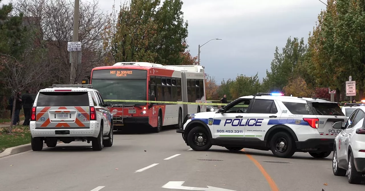 11-year-old girl in critical condition after being struck by bus outside Mississauga school