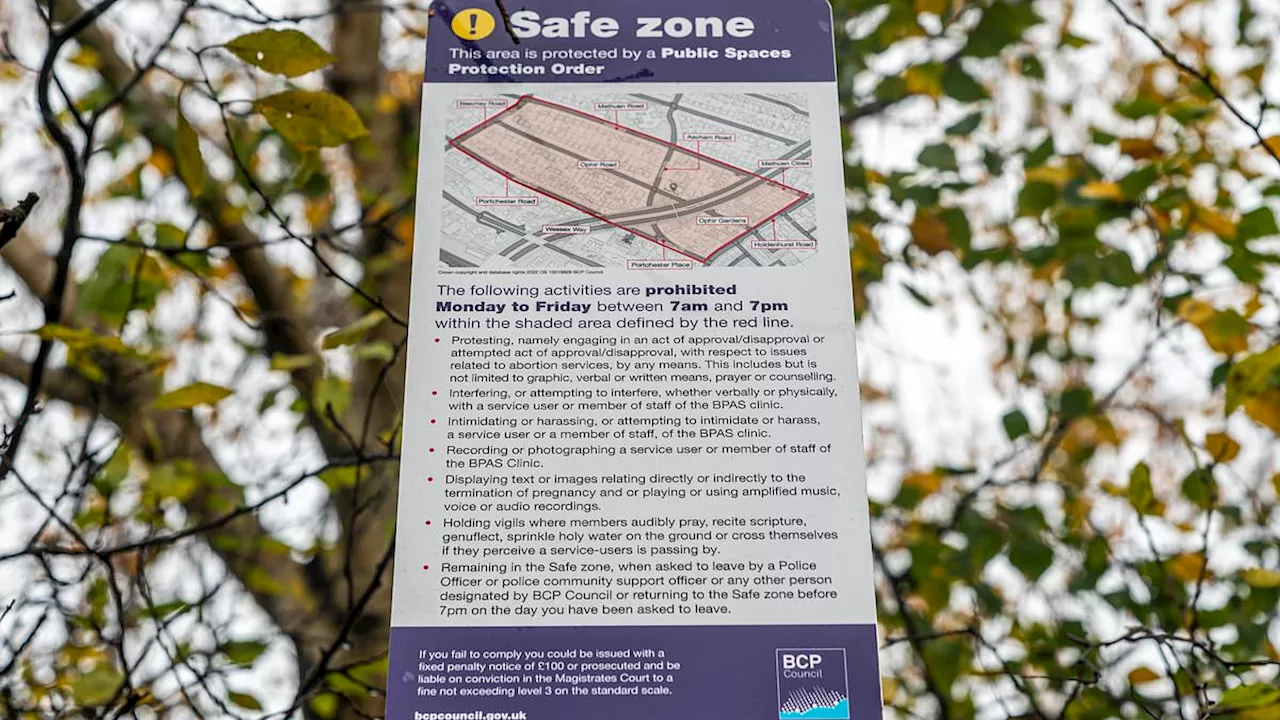 Safe zones outside abortion clinics come into effect in England and Wales from today