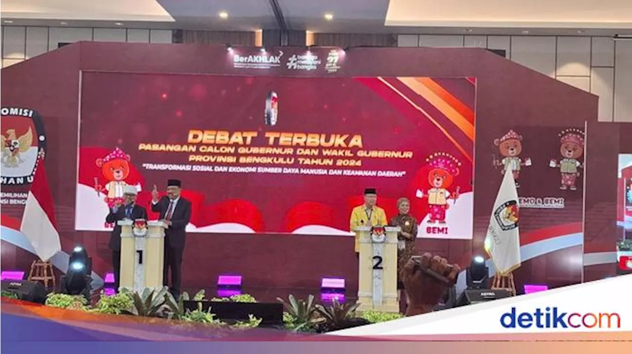 Sederet Janji Helmi-Mian dan Rohidin-Meriani di Debat Pilgub Bengkulu