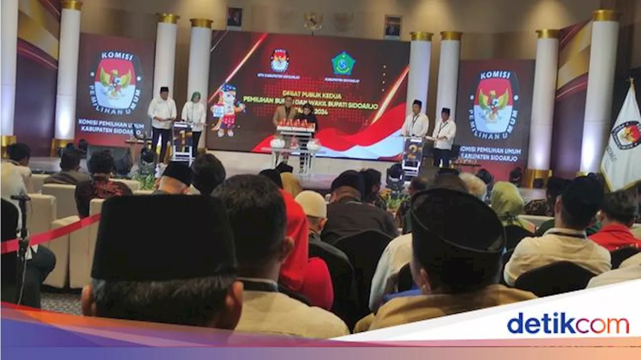 Subandi-Mimik Lebih Kuasai Materi di Debat Kedua Pilbup Sidoarjo