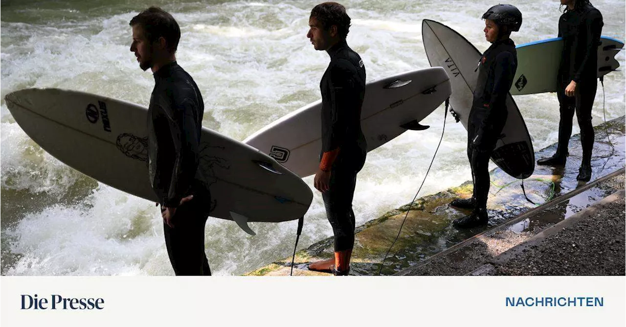 Surfen in der Stadt: Wien hat nun eine eigene Flusswelle