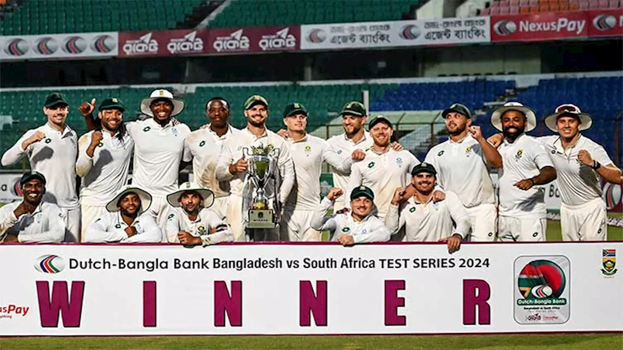 South Africa sweep Bangladesh series with crushing innings victory