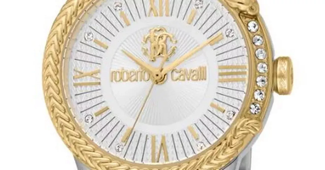 Shoppers racing to buy 77% off Roberto Cavalli watch down to £87