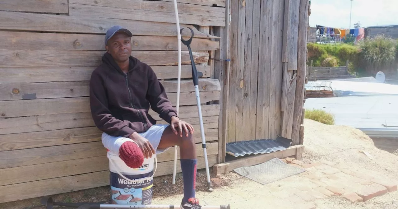 Ivaldo Macamo lost his leg when the George building collapsed. He is still waiting for compensation