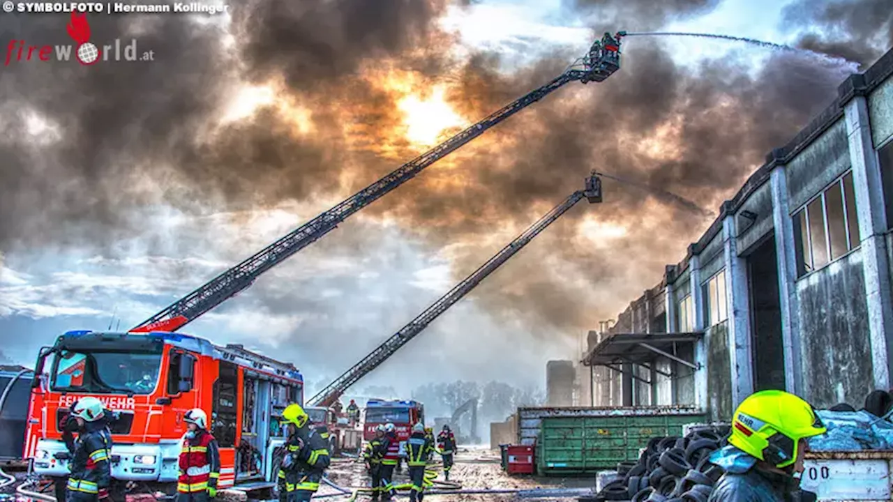 Bayern: Über 500.000 Euro Schaden bei Lagerhallen-Großbrand in Günzach