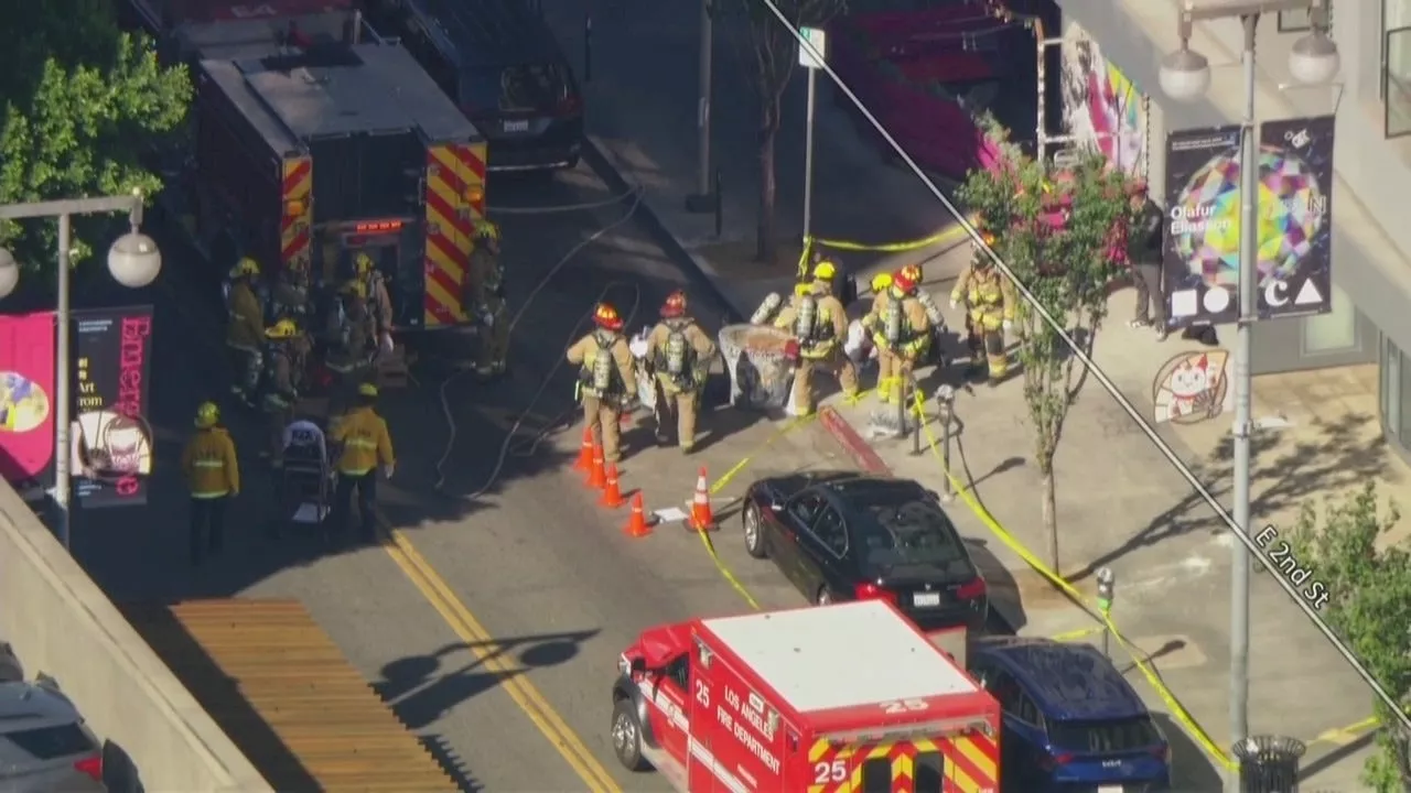 Multiple people being treated after suddenly falling ill near DTLA apartment