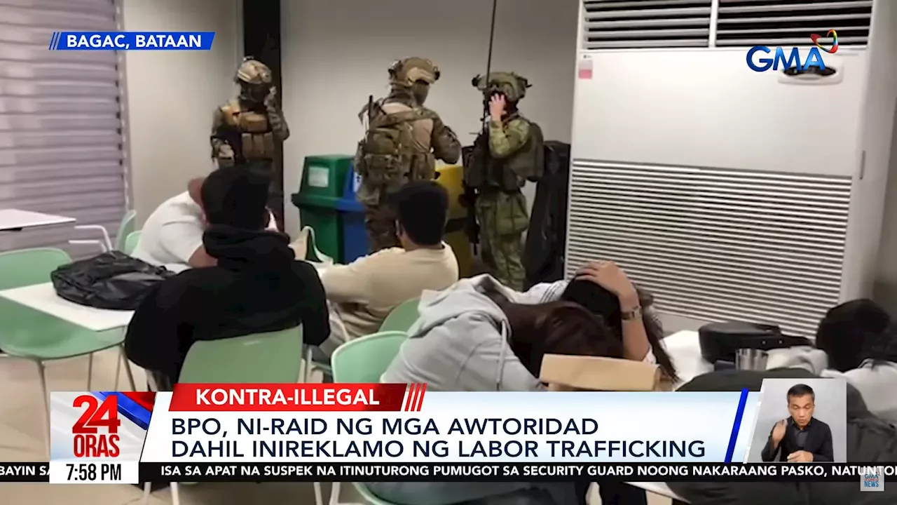 Bataan BPO raided due to alleged labor trafficking