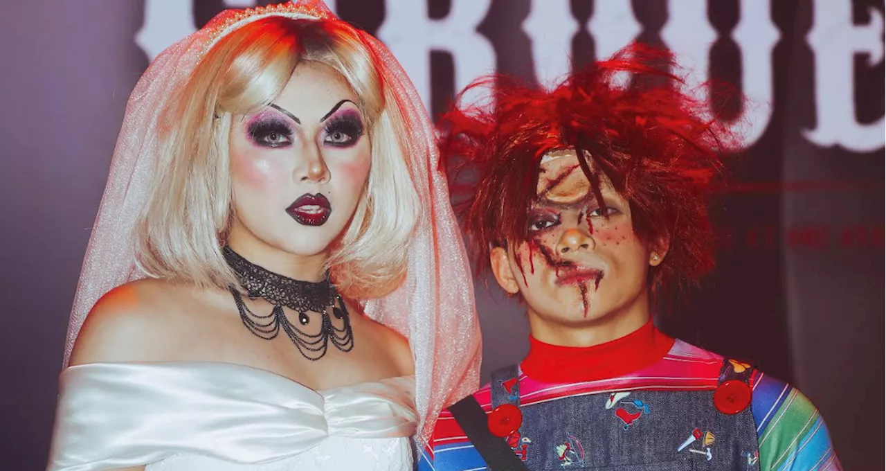 Carlos Yulo, GF Chloe San Jose dress up as Chuckie and his bride at Shake, Rattle & Ball