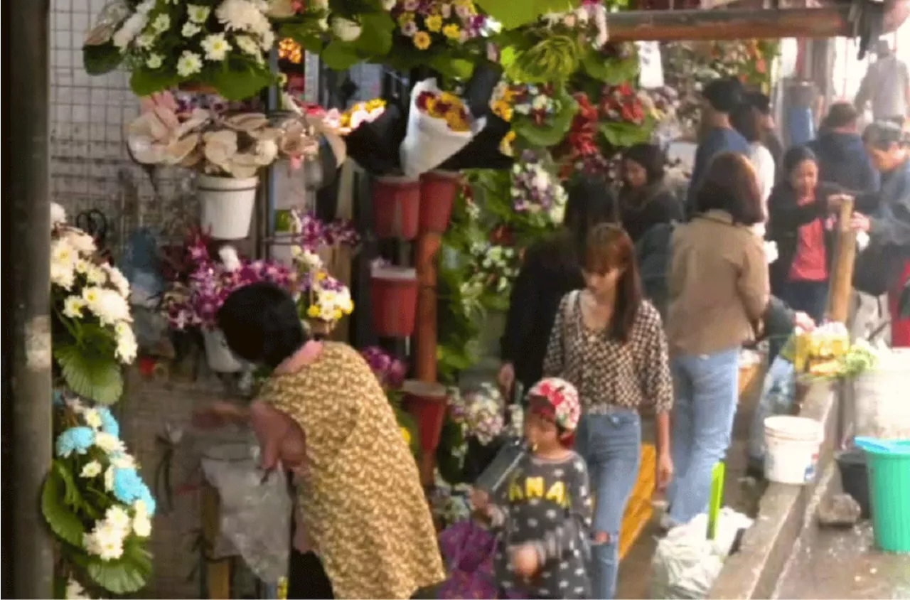 Flower prices drop in Baguio before Undas due to oversupply