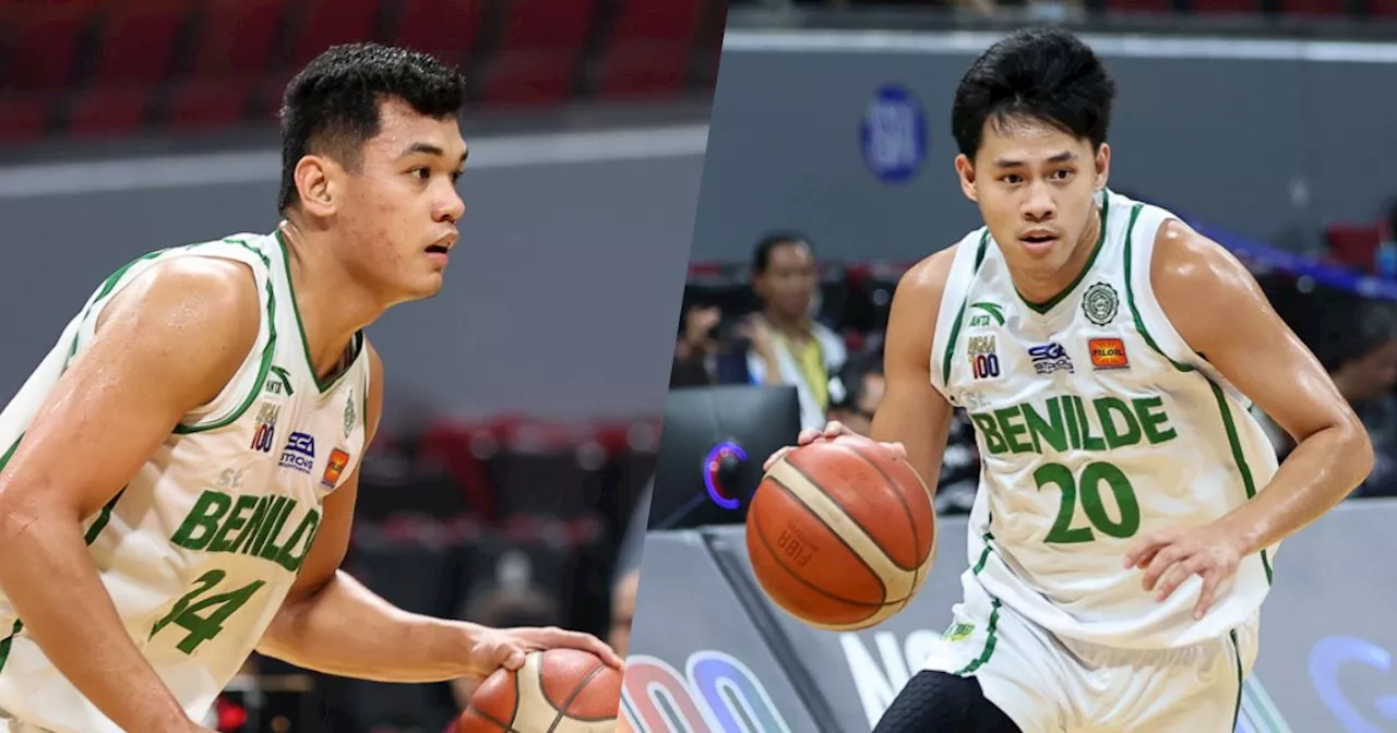 Former foes, now teammates Liwag, Sanchez hope for the best as Benilde secures Final Four berth