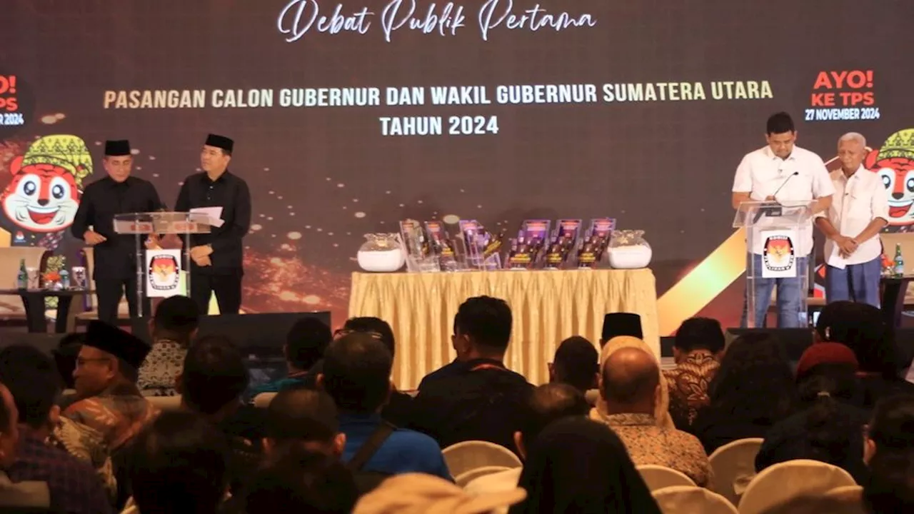 Debat Panas Pilkada Sumut, Adu Gagasan Edy dan Bobby Masih Minim