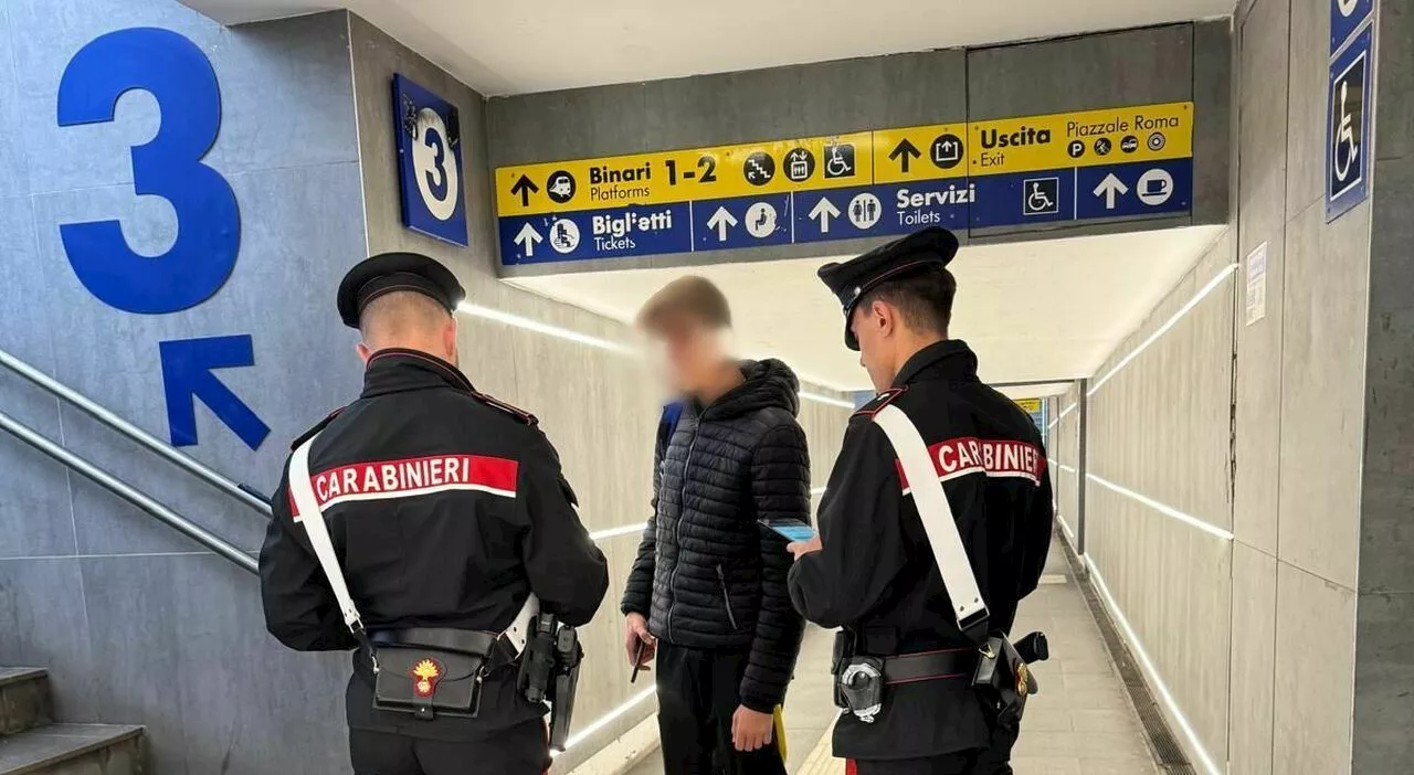 Studente cammina sulla ferrovia per farla finita, salvato dai carabinieri tra Ladispoli e Cerveteri