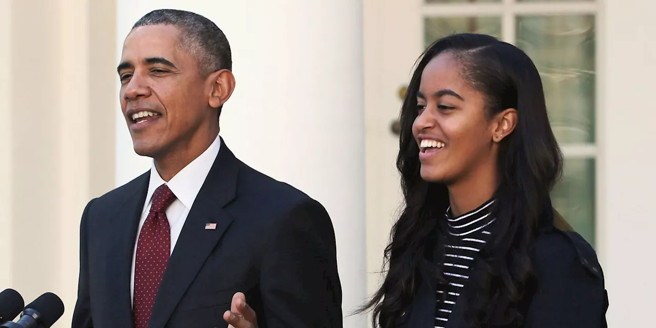 Barack Obama Had the Best Dad Reaction to Malia Obama Dropping Her Last Name