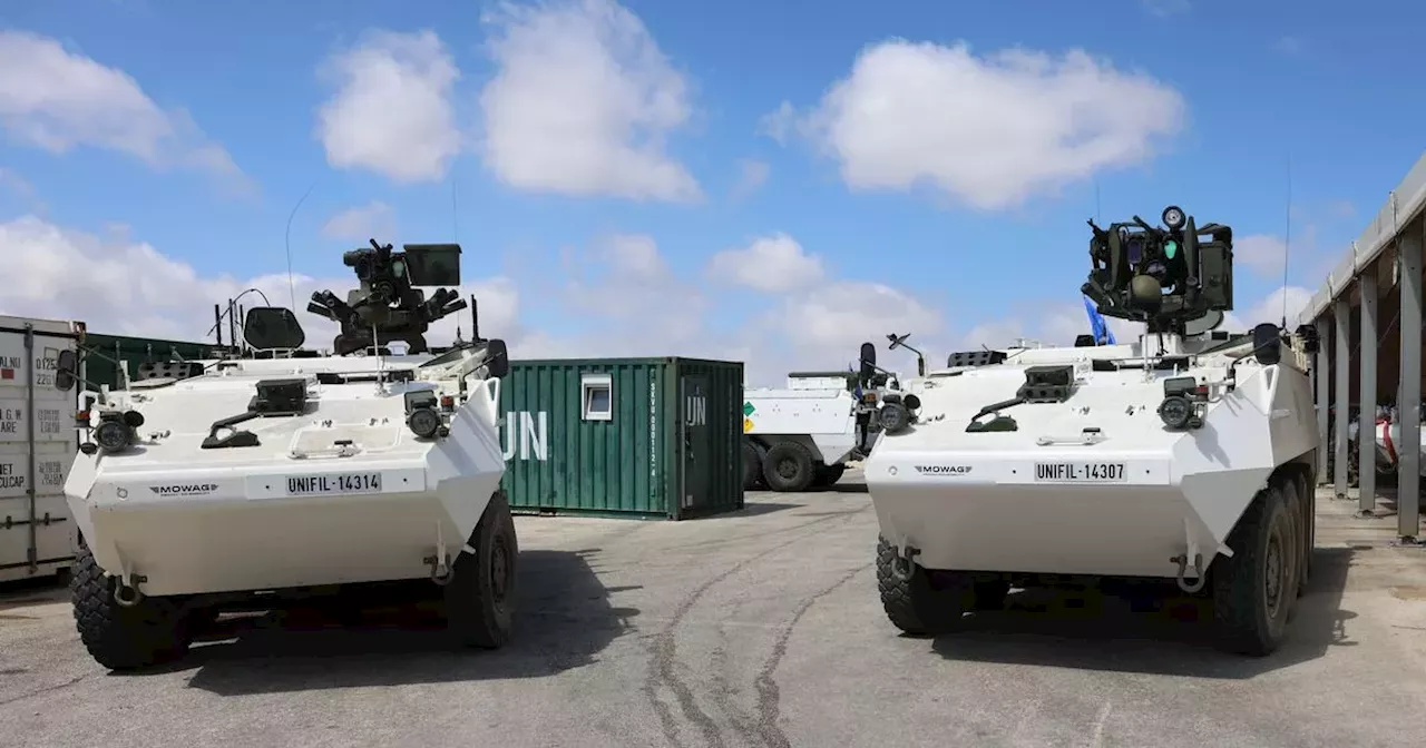  Irish peacekeepers base in Lebanon