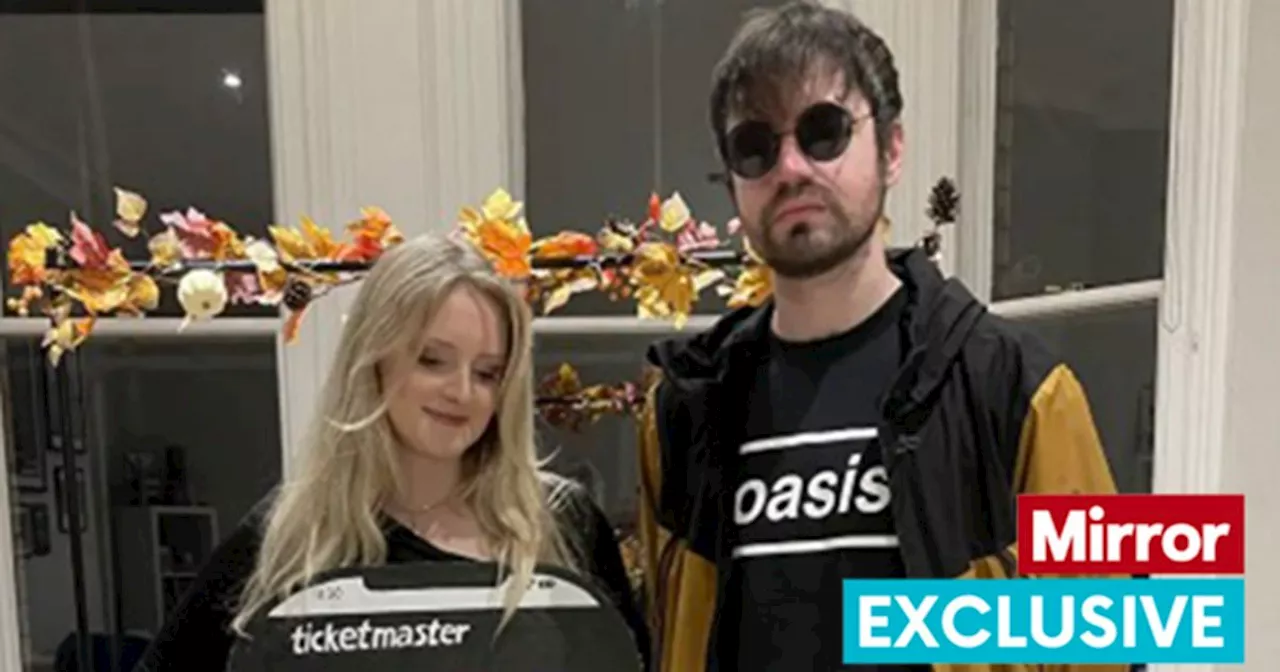 Oasis fan takes hilarious dig at Ticketmaster with clever Halloween costume