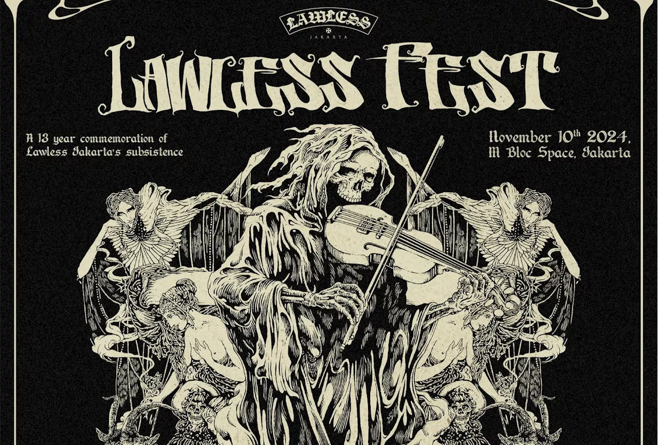 13 Band Siap Beraksi di Lawless Fest 2024