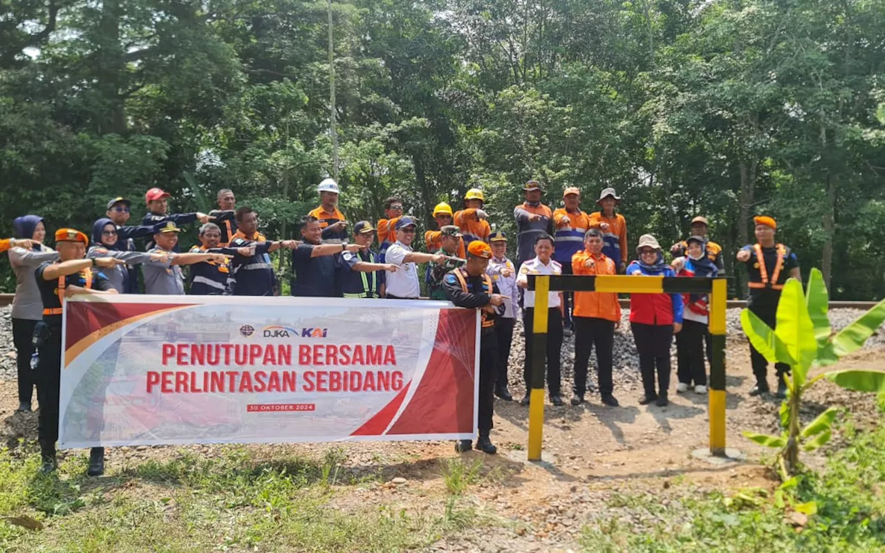 Cegah Kecelakaan, KAI Divre III Palembang Tutup Perlintasan di Simpang-Payakabung