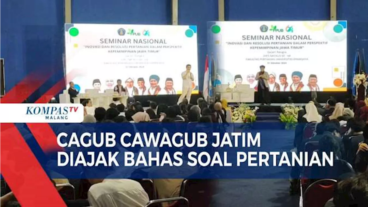 Fakultas Pertanian UB Hadirkan Cagub-Cawagub Jatim, Bahas Inovasi Pertanian