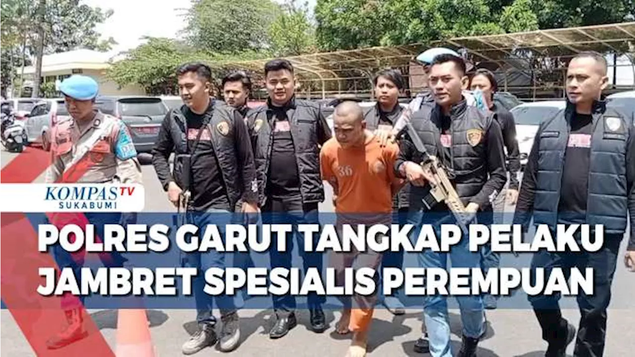 Polres Garut Tangkap Pelaku Jambret Spesialis Perempuan