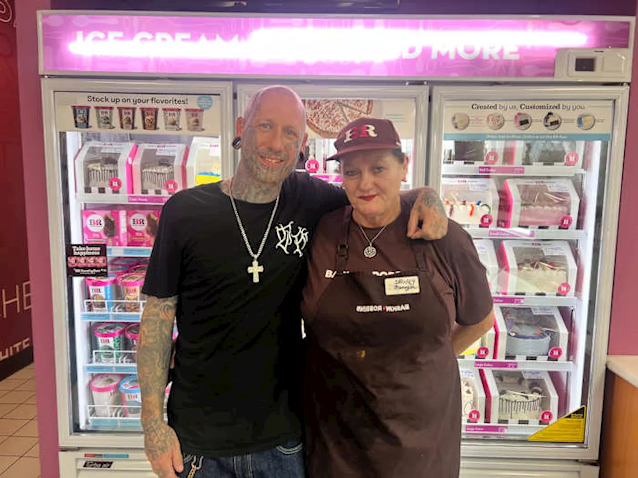 Community shows up for elderly Baskin Robbins worker who inspired ‘Operation Help Shirley’