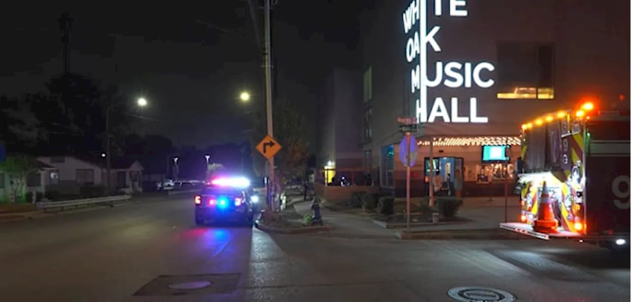 Man shot in leg in drive-by shooting outside White Oak Music Hall