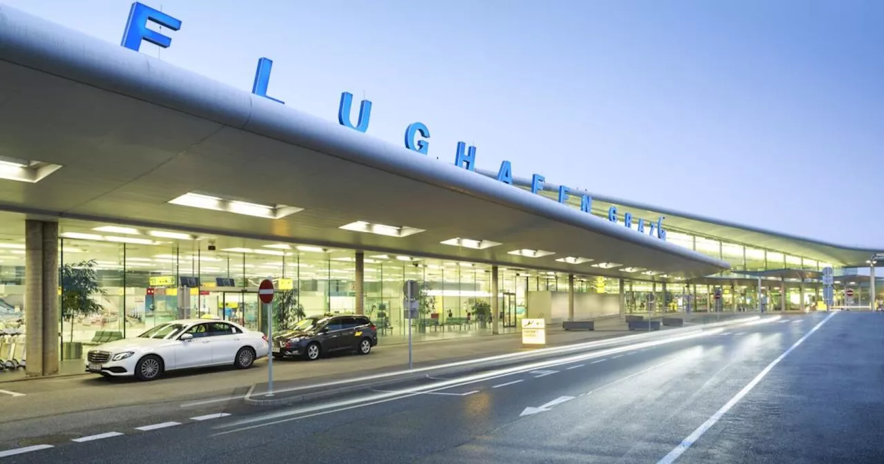 Flughafen Graz: Steigflug bei Passagieren, Sinkflug bei der Fracht