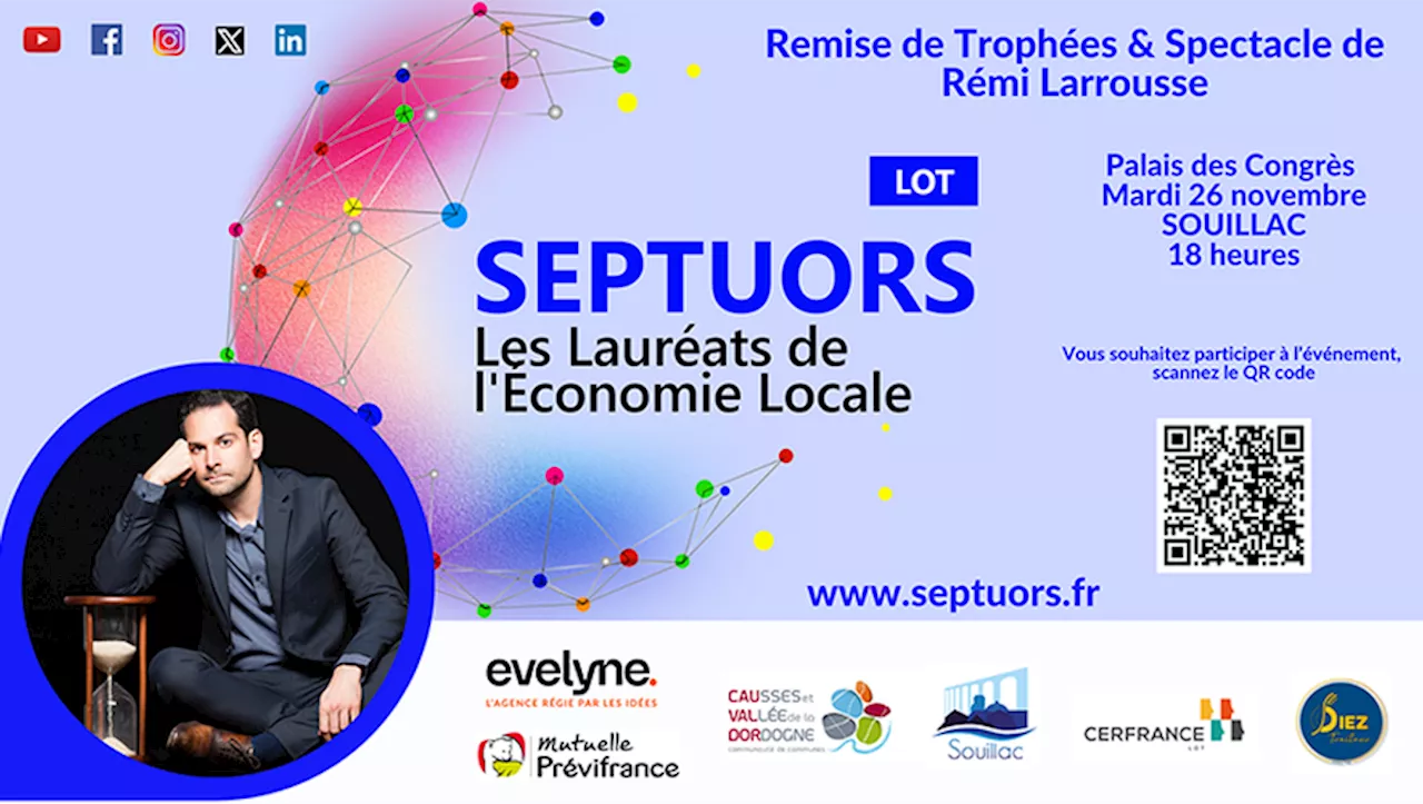 SEPTUORS du LOT 2024 – Mardi 26 novembre à 18h à Souillac