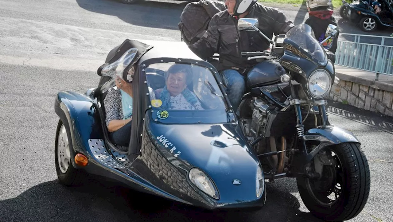 Tatouage, side-car : Raymonde fête ses 103 ans en Aveyron